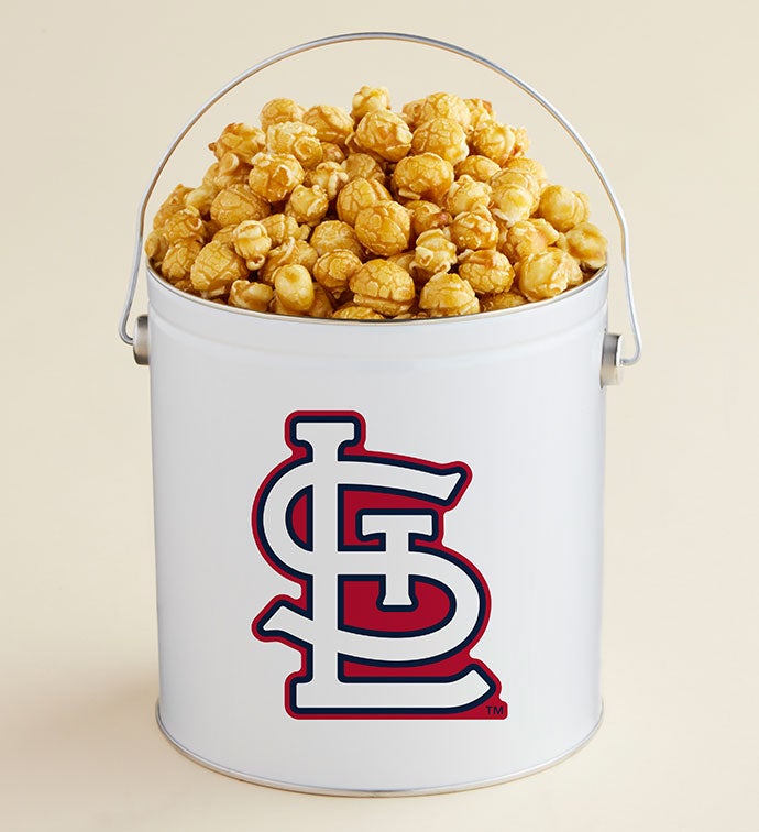 1 Gallon St Louis Cardinals - Caramel Popcorn Tin